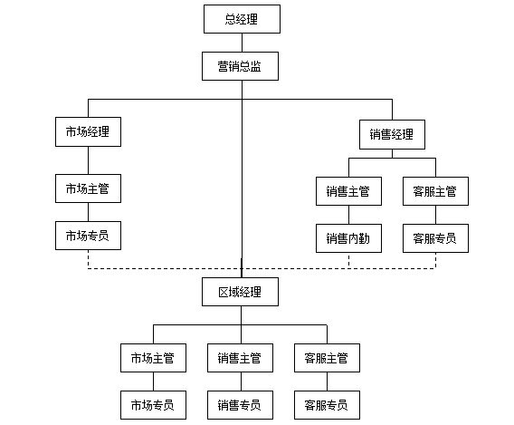 区域型营销组织结构设计，区域型营销组织结构图？